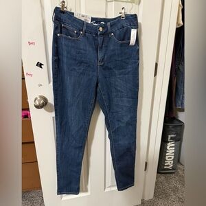 Seven7 Women's tummyless high rise‎ slimming control panel skinny jeans size 10